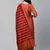 Indo Era Orange Solid Straight Kurta Palazzo with Dupatta Sets