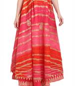 Pink printed cotton skirts