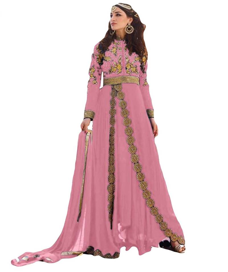 Women's Ethnic Wear Floor Length Resham Embroidery Anarkali