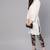 Indo Era White Solid Straight Kurtas
