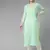 Hand Embroidered Sea Green Cotton Lucknow Chikan Women Kurta