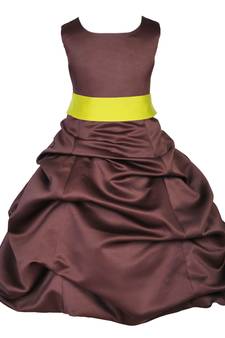 Baby Girl's Round Neck A Line Frock Purple Dress(WLT-1082_1-2 Years)