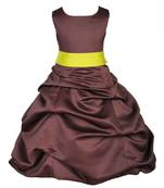 Baby Girl's Round Neck A Line Frock Purple Dress(WLT-1082_1-2 Years)