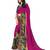 Multicolor Printed Faux Georgette Saree With Blouse