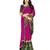 Multicolor Printed Faux Georgette Saree With Blouse
