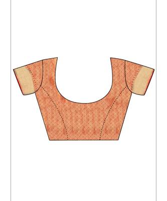 Orange Party Wear Designer Patola Saris 5