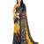Multicolor Floral Print Chiffon Sarees