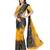 Multicolor Floral Print Chiffon Sarees