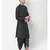 Black Dupion Silk Solid stitched   Kurta & &    dhoti