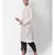 Off White Dupion Silk Solid stitched   Kurta & &    dhoti