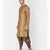 Brown Dupion Silk Solid stitched   Kurta & &    Patiala