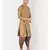 Brown Dupion Silk Solid stitched   Kurta & &    Patiala