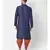 Navy Blue Dupion Silk Printed stitched   Kurta & &    Patiala