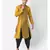 Yellow Dupion Silk Printed stitched   Kurta & &    Patiala