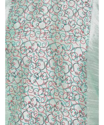 Light Green Dupion Silk Printed stitched   Kurta & &    Patiala 5