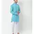 Blue Viscose Rayon Solid stitched   Kurta & &    Pajama