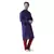 Blue Dupion Silk DEYANN kurta with Churidar set