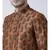Copper Dupion Silk DEYANN Pathani Kurta and Patiala Set