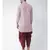 Off White Dupion Silk DEYANN Pathani Kurta and Patiala Set