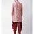 pink Dupion Silk DEYANN Pathani Kurta and Patiala Set