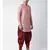 pink Dupion Silk DEYANN Pathani Kurta and Patiala Set