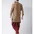Brown Dupion Silk DEYANN Pathani Kurta and Patiala Set
