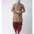 Brown Dupion Silk DEYANN Pathani Kurta and Patiala Set