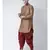 Brown Dupion Silk DEYANN Pathani Kurta and Patiala Set