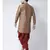 Brown Dupion Silk DEYANN Pathani Kurta and Patiala Set