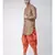 Green Dupion Silk DEYANN Pathani Kurta and Patiala Set