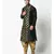 Black Dupion Silk DEYANN Kurta with Patiala set