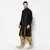 Black Dupion Silk DEYANN Kurta with Patiala set