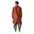 Orange Dupion Silk DEYANN Kurta with Patiala set