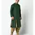 Deep Green Dupion Silk DEYANN Kurta with Patiala set