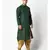 Deep Green Dupion Silk DEYANN Kurta with Patiala set