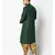 Deep Green Dupion Silk DEYANN Kurta with Patiala set
