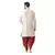 white Dupion Silk DEYANN Kurta with Patiala set