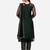 Black and Green Net Embroidered Un-Stitched Dress Material