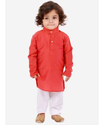 Orange Elegant Kurta Pajama 3