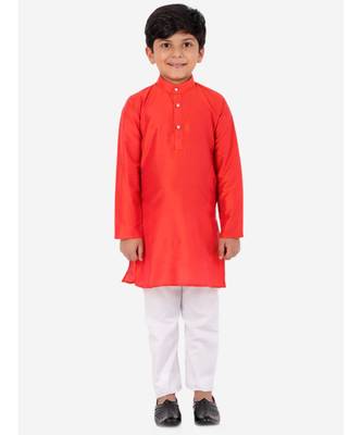 Orange Elegant Kurta Pajama 1