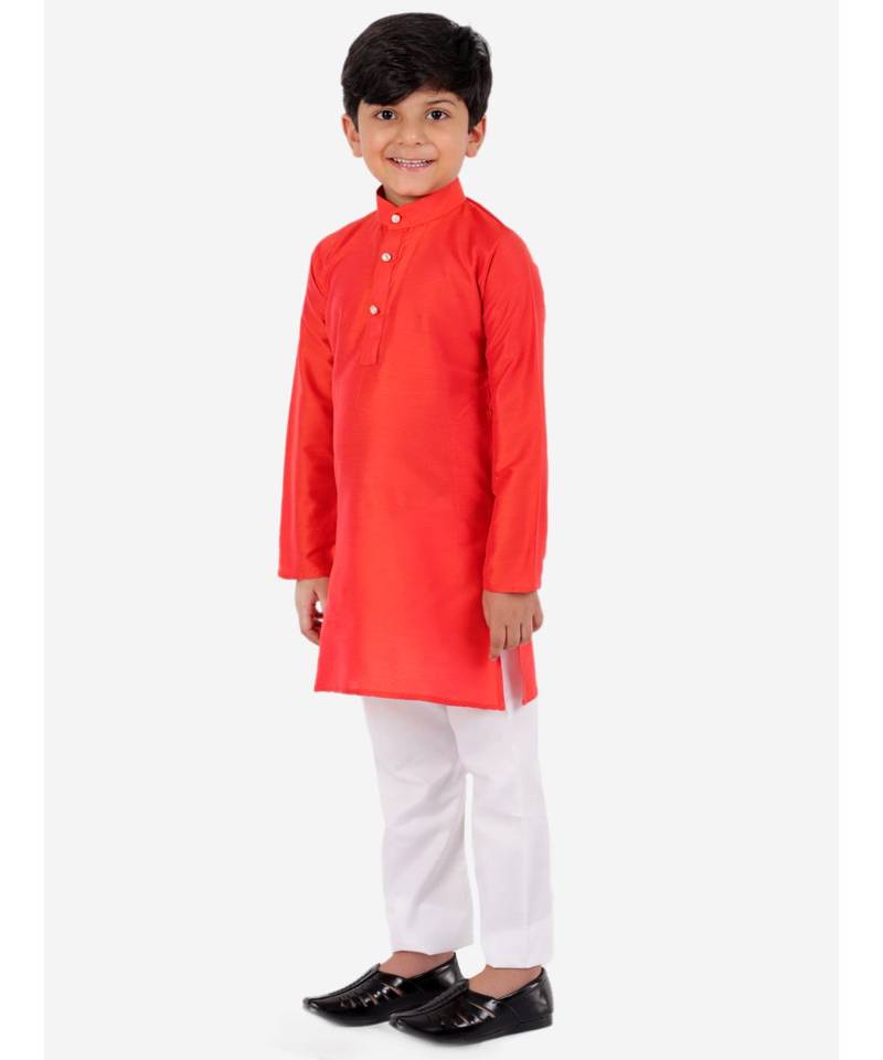 Orange Elegant Kurta Pajama