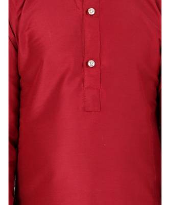 Maroon Elegant Kurta Pajama 5