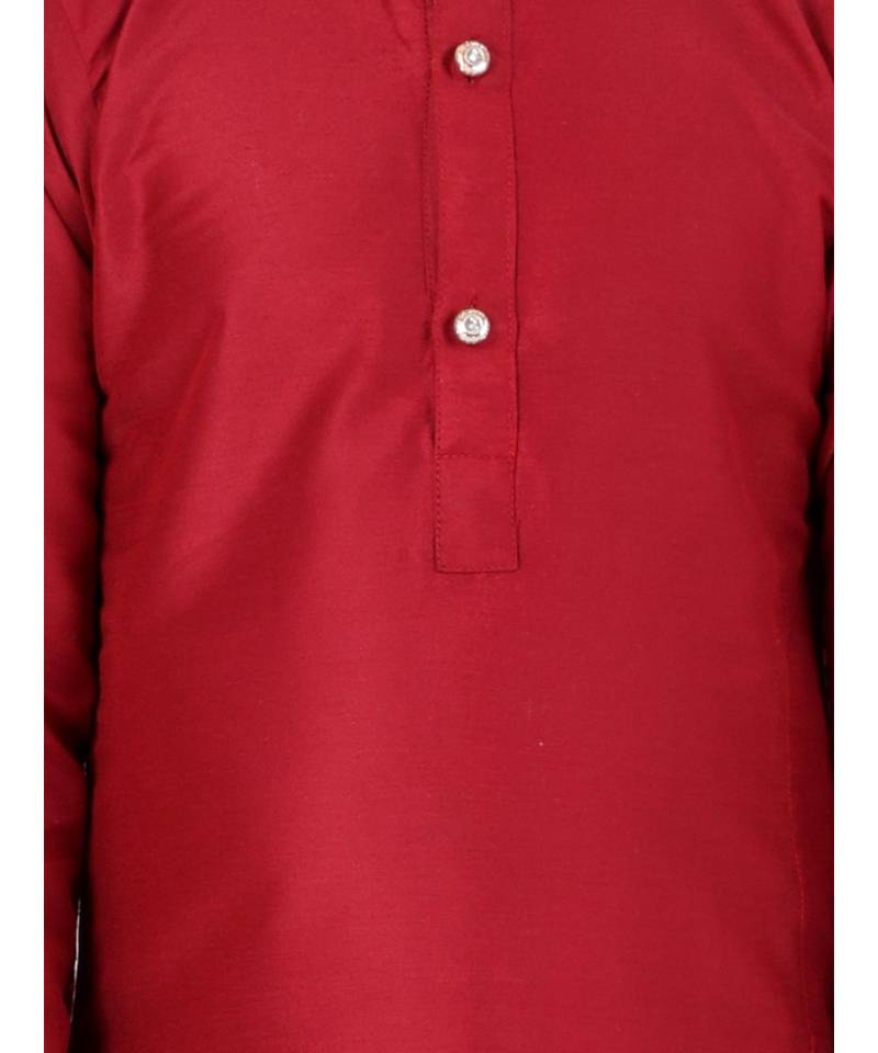 Maroon Elegant Kurta Pajama