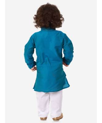 Blue Elegant Kurta Pajama 4
