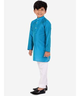 Blue Elegant Kurta Pajama 2
