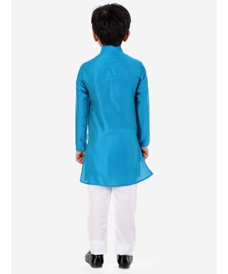 Blue Elegant Kurta Pajama 4