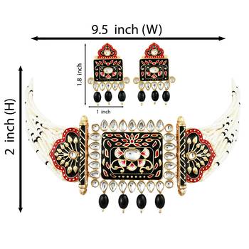 Black pearl chokers 4