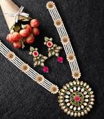 Multicolor pearl necklace-sets