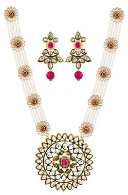 Multicolor pearl necklace-sets 4