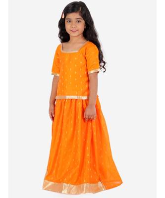Gold Weave Jacquard Pavda Pattu 2